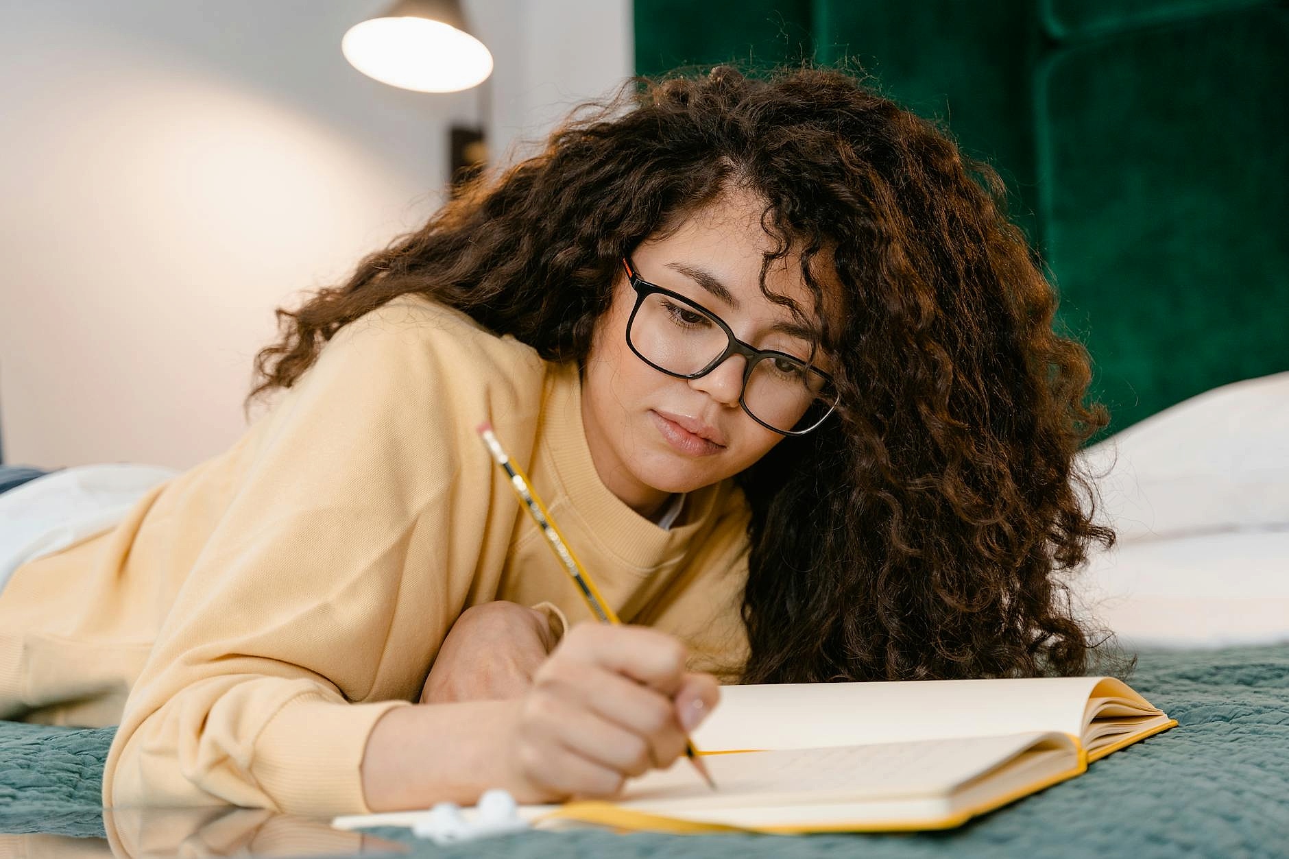 Person studying with digital flashcards on a laptop